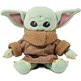 Disney Store Official Star Wars The Mandalorian - Grogu (The Child) Magnetic Shoulder Plush - Authentic Baby Yoda Collectible &amp; Toy for Fans of All Ages
