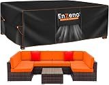 Enzeno Large Garden Furniture Cover 300x250x100cm Waterproof 420D Windproof