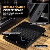 Bemece Digital Coffee Scale with Timer 0.1g-3000g Large LED Display view 7