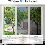 Homein One Way Window Film 90x200cm Privacy Mirror Silver Anti Glare view 5