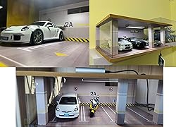Display Case for Cars with Acylic Cover and LED
