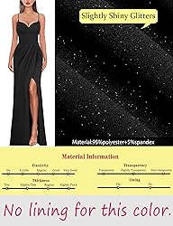 VFSHOW Womens Sexy Formal Prom Ruched Hight Slit