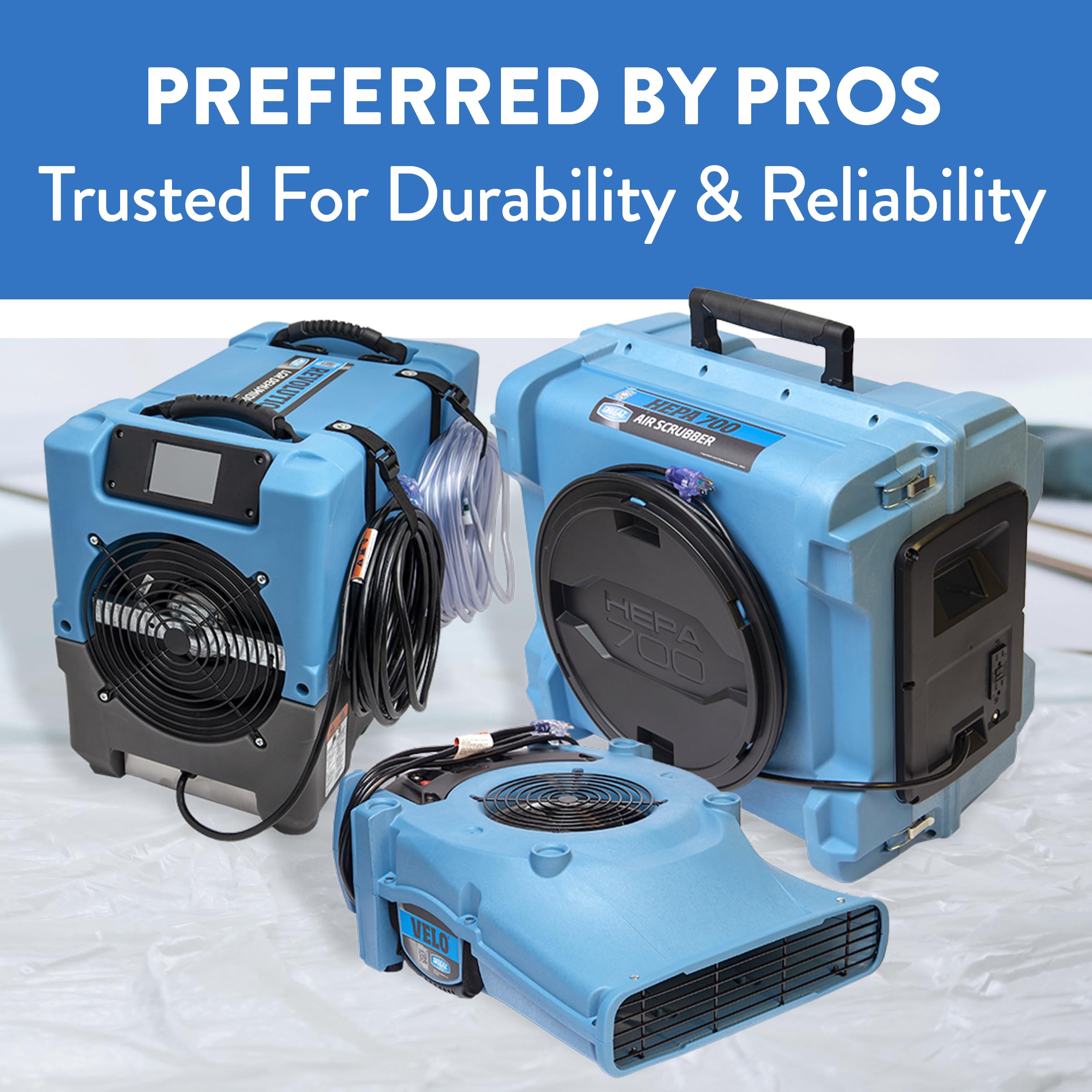 Dri-Eaz LGR 6000Li Commercial Dehumidifier with Pump, Portable Industrial Dehumidifier (F600)