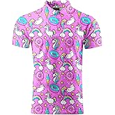 Funny Golf Shirts for Men,Mens Hawaiian Shirts Short Sleeve Novelty Crazy Golf Shirts