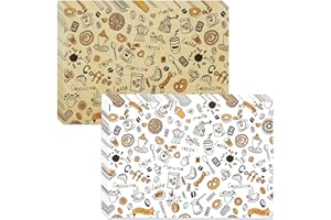 ANNBAKING 400 Pcs Food Paper Sheets, 10"x14" Sandwich Wrapping Greaseproof Paper Sheets, Bread/Rolls Deli Paper Liners, Baskets Lining Wrappers for Fish & Chips or Burger & Fries