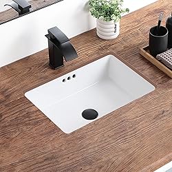 KDKSC 20 Inch Undermount Bathroom Sink Rectangular