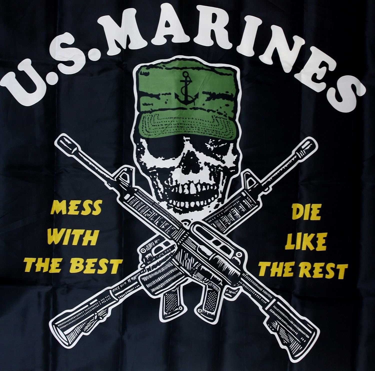Amazon Com Ramson Imports Of America 3 X 5 Usmc Us Marine Corps Mess With The Best Die Like The Rest Flag New Garden Outdoor Amazon Com Ramson Imports Of America 3 X 5 Usmc Us Marine Corps Mess With The Best Die Like The Rest Flag New Garden Outdoor