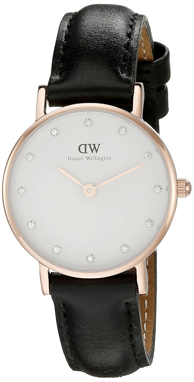 Daniel Wellington Womens Analogue Quartz Watch with Leather Strap