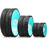 Furnhome Back Roller - Back Wheel for Deep Tissue Massage,Yoga Wheel for Back Pain & Stretching- Comfy Deep Tissue Massage Roller (3-Pack)