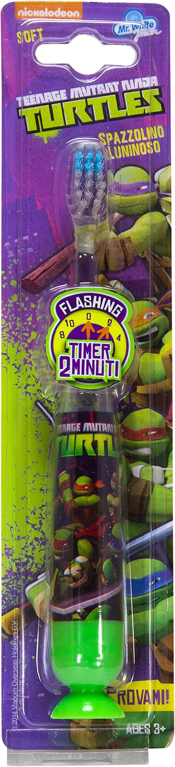 Mr. Light White Jr Toothbrush – Teenage Mutant Ninja Turtles – Set of 2