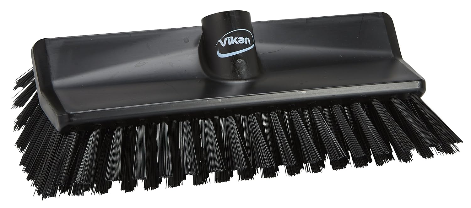 Vikan Brush,High-Low,Medium,10",PP/PBT,Black, One size, Multi, Multicolor