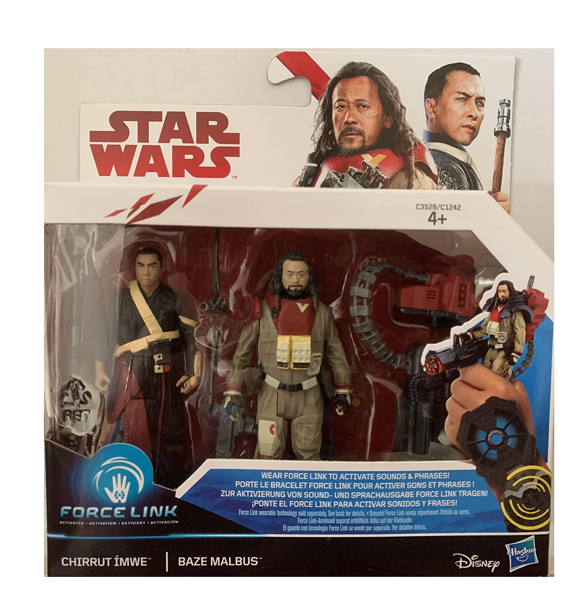Star Wars: The Last Jedi Chirrut Imwe and Baze Malbus Force Link 2 Pack