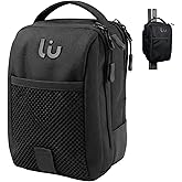 Liu Magnetic Gym Bag for Men and Women – Sling Bag, Chest Bag, Crossbody, Pouch, Magnetic Fitness Gym & Travel Bag (Matte Black)