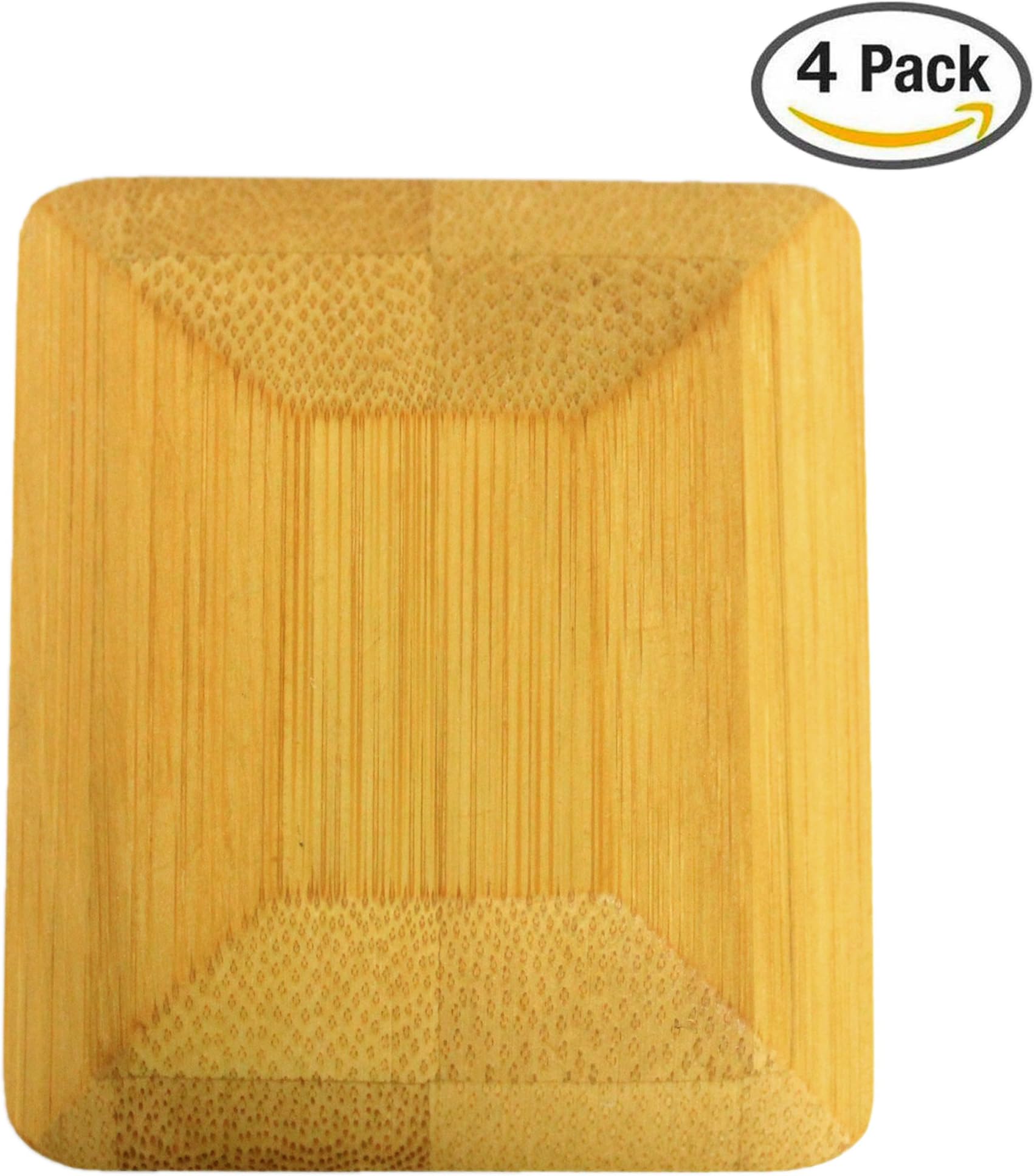KOBU Bamboo Pan Scraper Tool 100% Biodegradable and Eco-friendly NO PLASTIC Pan Scraper for Cast Iron 4 Pack