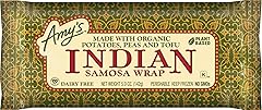 Amy's Frozen Meals, Indian Samosa Wrap, Microwave Meals, 5 Oz
