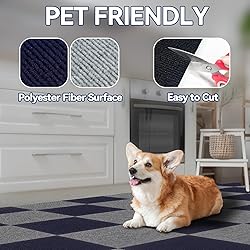 CUCOS Carpet Tiles Peel and Stick, Squares Carpet
