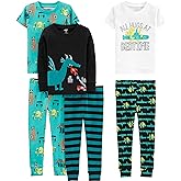 Simple Joys by Carter's girls 6-piece Snug Fit Cotton Pajama Set