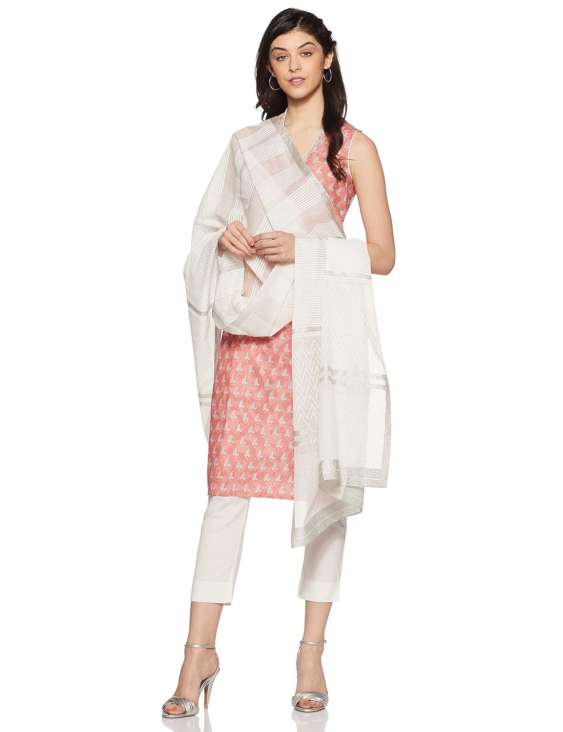 w for woman women's dupatta (19few81063-91966_white_wfs)