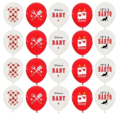 Download Buy 40pcs Baby Q Balloons Baby Q Baby Shower Decorations Baby Q Gender Reveal Balloons Decorations Baby Q Party Decorations Summer Picnic Baby Shower Decorations Supplies Online In Turkey B08sbpp4cl