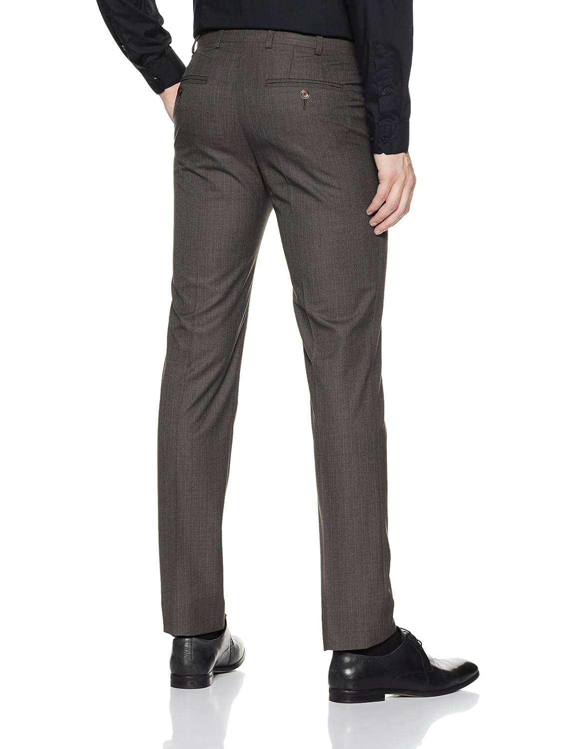 raymond men's slim fit formal trousers