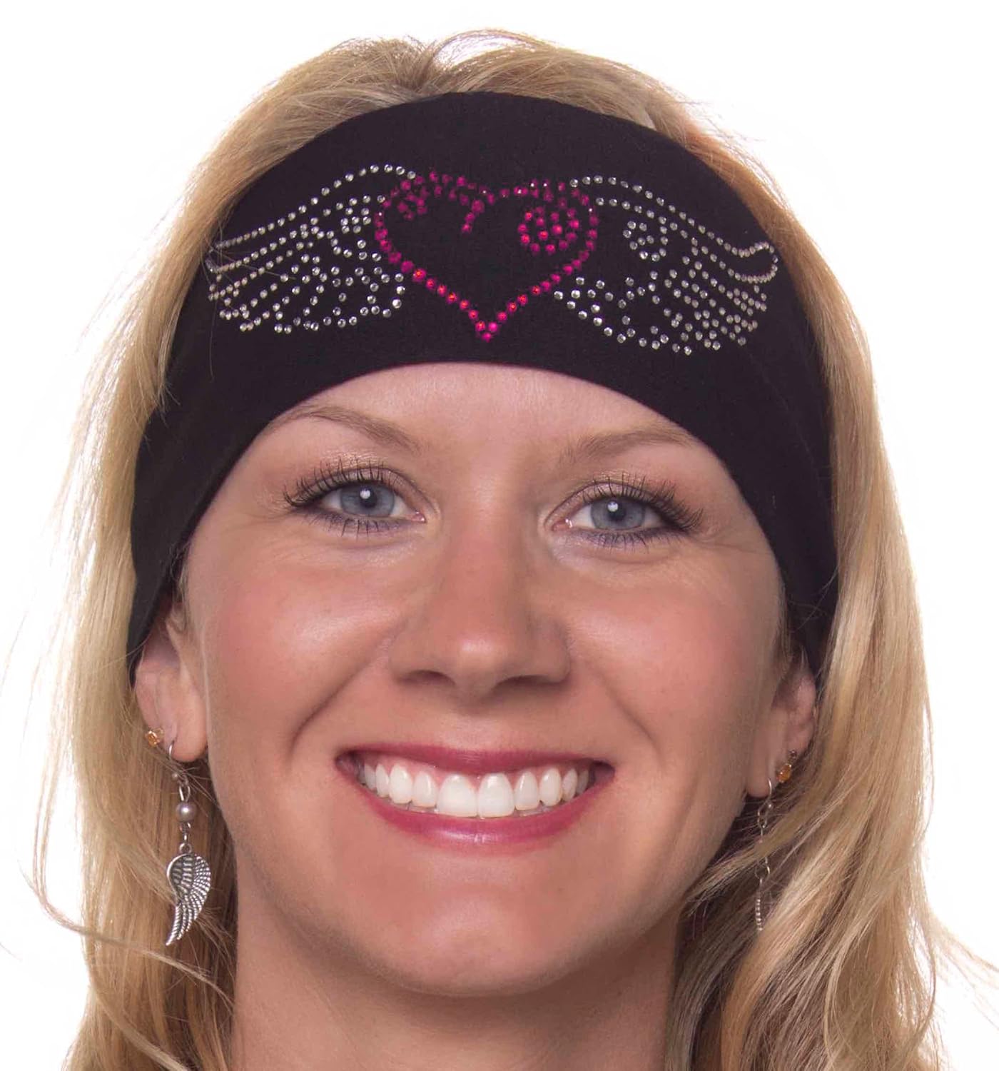 Open Road Girl Hair Bandana Biker Chick Tie Back Stretchy Head