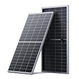 Callsun N-Type 16BB 200W Bifacial Solar Panel, 200W Solar Panel for 12V Battery Systems, 25% High Efficiency, Dual-Module Anti-Shade Design, for RV Van Rooftop Home Off-Grid