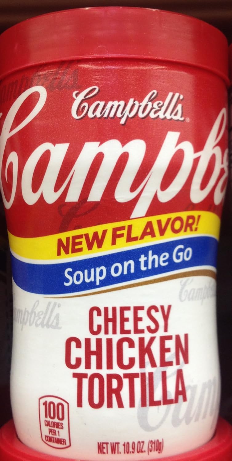 Campbell's soup on the go cheesy chicken tortilla (051000205476)