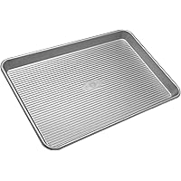 Bakeware Warp Resistant Nonstick Baking Pan, Made in The USA from Aluminized Steel (Half Sheet Pan)