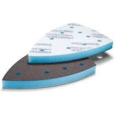 Granat Profile Delta Sanding Foam Back Contouring Abrasive Sheet (10, Assorted)