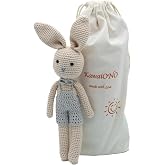 KawaiOnO Bunny Family, Bunny Dad Crochet Plushie Doll, Amigurumi Baby/Toddler Doll