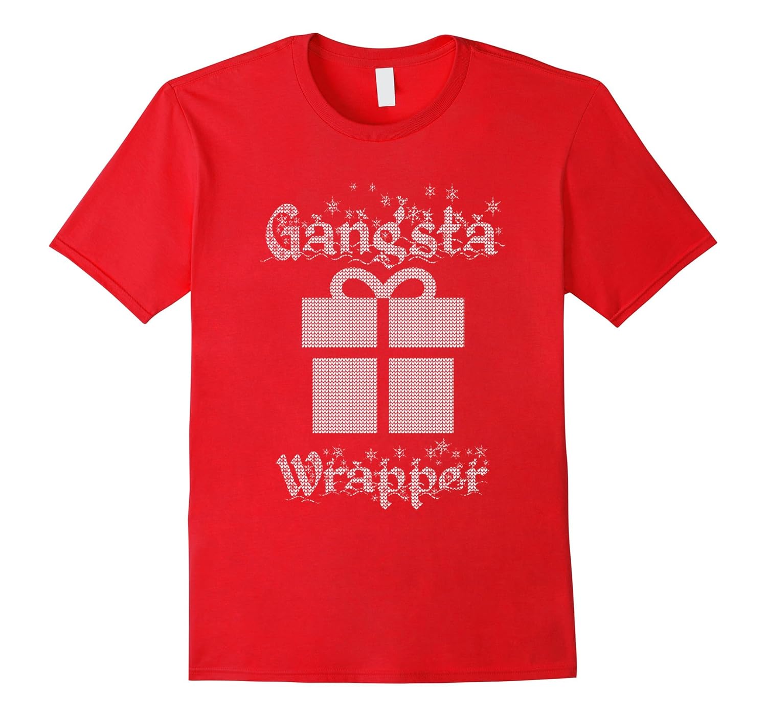 Gangsta Wrapper Ugly Christmas Sweater T-Shirt-ANZ