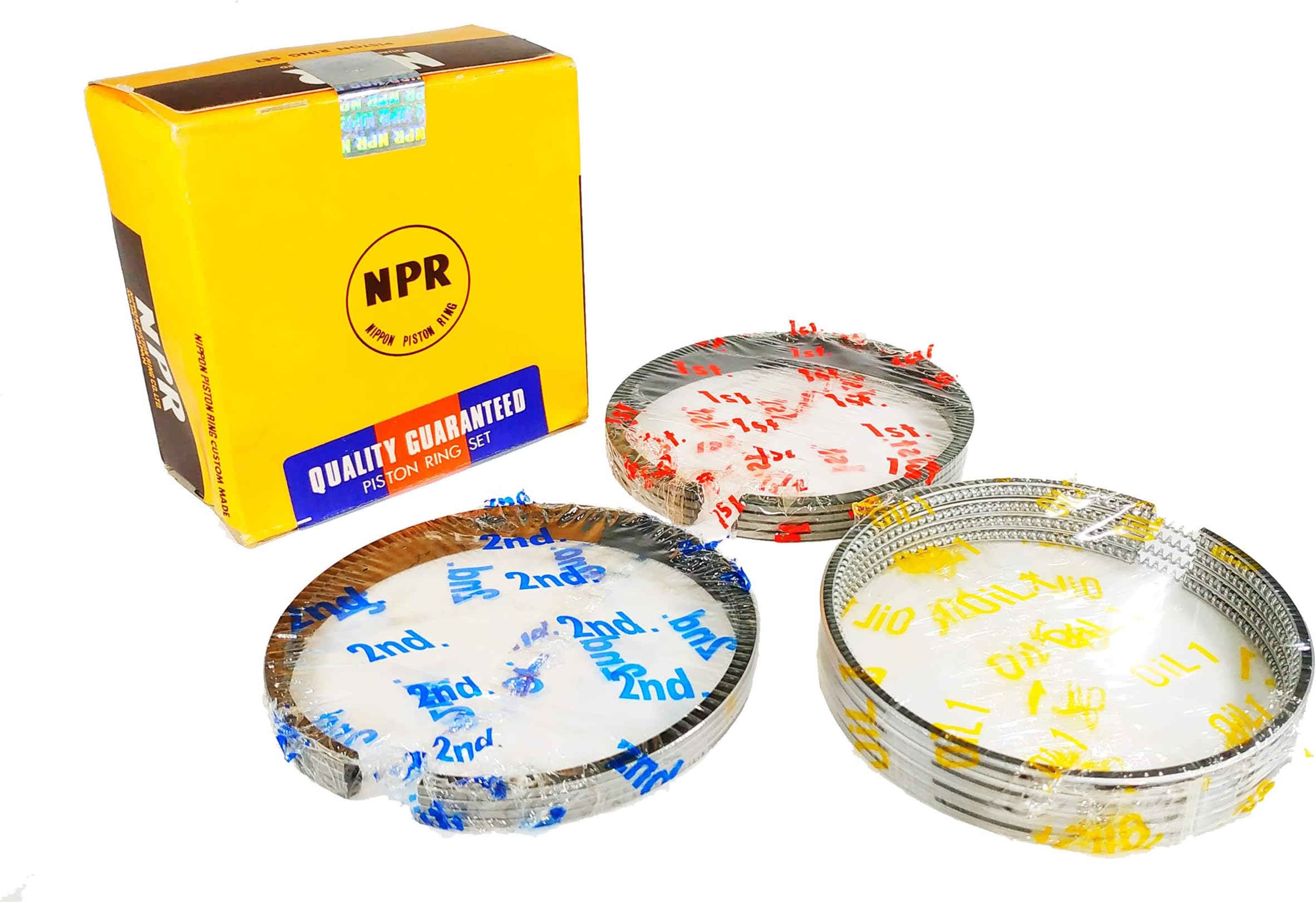 NPR Engine Piston Ring Fits HONDA PE3 SWH30326 74mm (0.25)