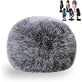 ZealSound Blue Yeti Pop Filter for Blue Yeti Microphone,Mic Foam Cover with Furry Windscreen Muff windshield for ZealSound K6