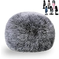 ZealSound Blue Yeti Pop Filter for Blue Yeti Microphone,Mic Foam Cover with Furry Windscreen Muff windshield for ZealSound K6
