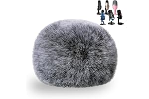 ZealSound Blue Yeti Pop Filter for Blue Yeti Microphone,Mic Foam Cover with Furry Windscreen Muff windshield for ZealSound K6