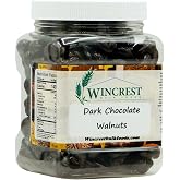 Dark Chocolate Covered Walnuts - 1.25 Lb Tub