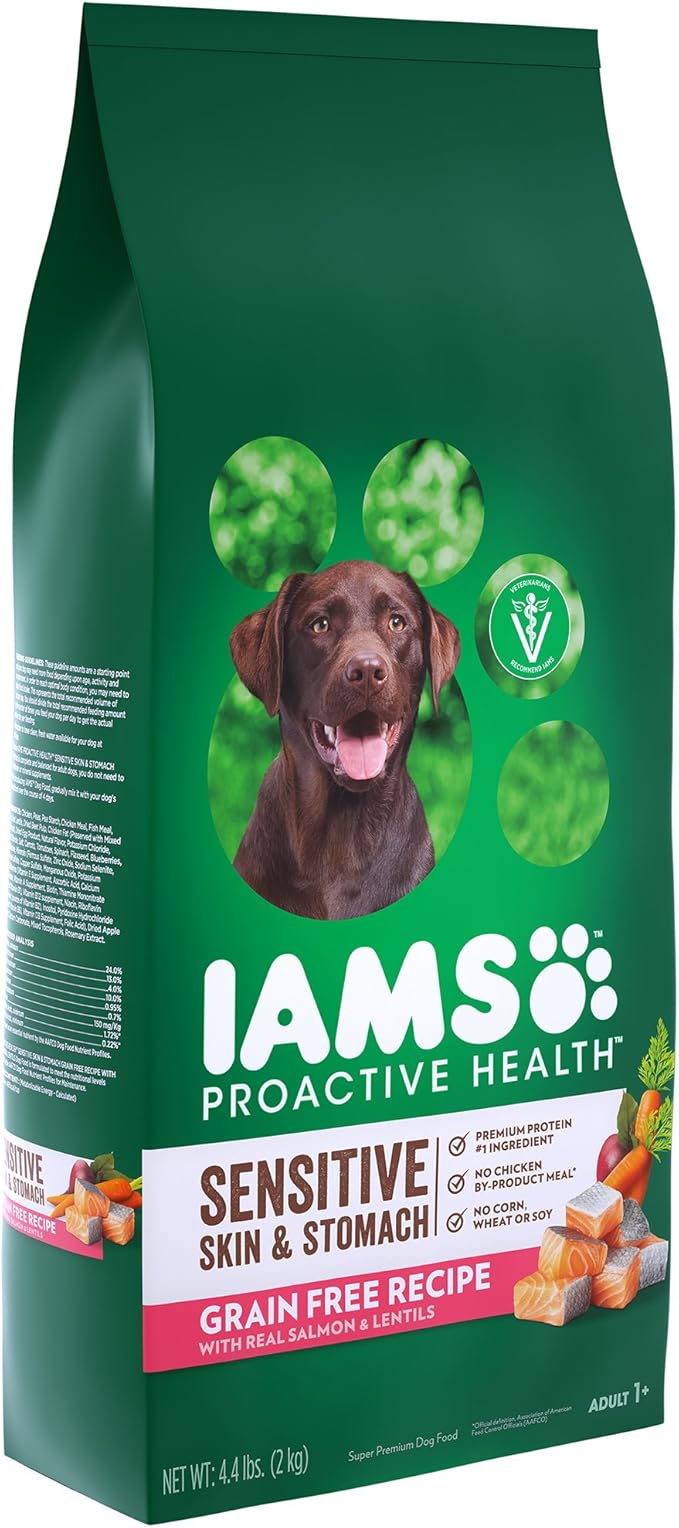 IAMS Proactive Health Sensitive Skin & Stomach Grain Free Dog Food