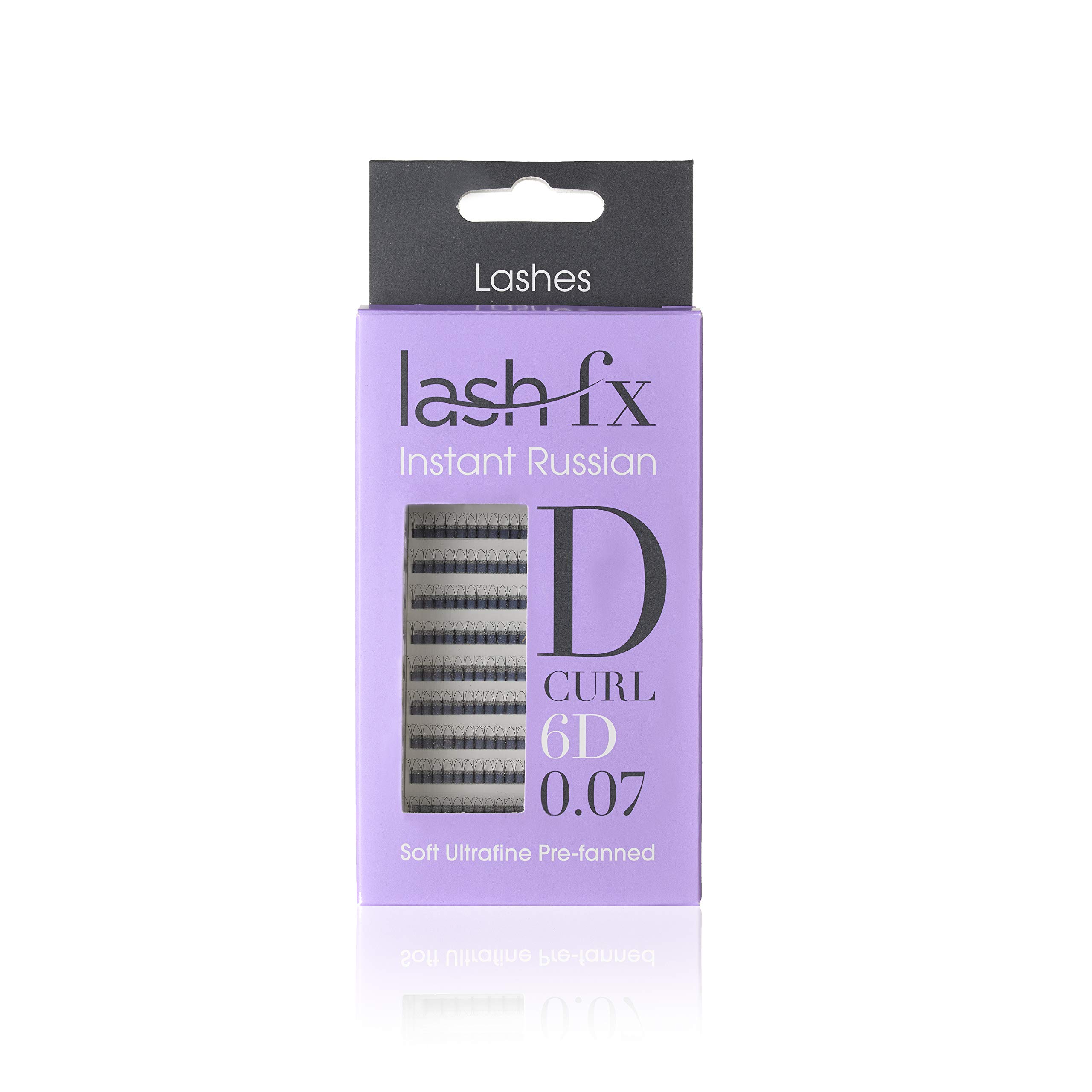 Lash FX Prefanned Russian Volume 6D D curl Thickness 0.07 mm - 9 mm False Eyelashes