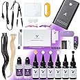 Generic V-Light Hair Extensions Kit, V Light Hair Extensions Lamp*1 V Light Hair Extensions Kit Glue*2 Uv Light Hair Extension Remover*1 V Light Hair Extensions Set For Salon Or Diy At Home
