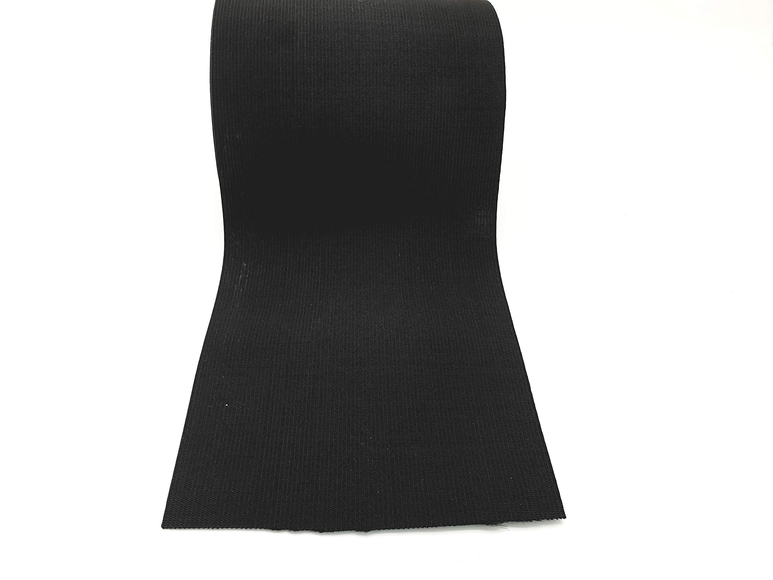 2 Metre Elastic, 8inch, 20cm Wide Woven Elastic by MNJ-Trimmings (Black)