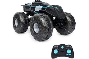DC Comics Batman, All-Terrain Batmobile Remote Control Vehicle, Water-Resistant Batman Toys for Boys Aged 4 and Up