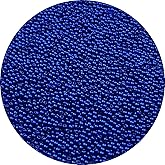 Pearl Beads, 4000 Pcs Craft Beads Loose Pearls 3mm Round Spacer Beads for Earring Bracelet Necklace Key Chains Jewelry DIY Craft Making,Decoration and Vase Filler(Royal Blue)
