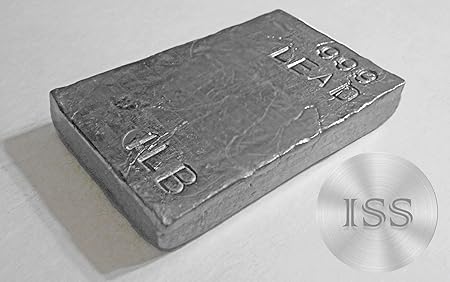 Amazon Fine 999 鉛バー メタルバー各重さ1ポンド Pure 1lb Ingot Superb コレクションに加え 収集価値with Unique特性 Stamped手poured 通販