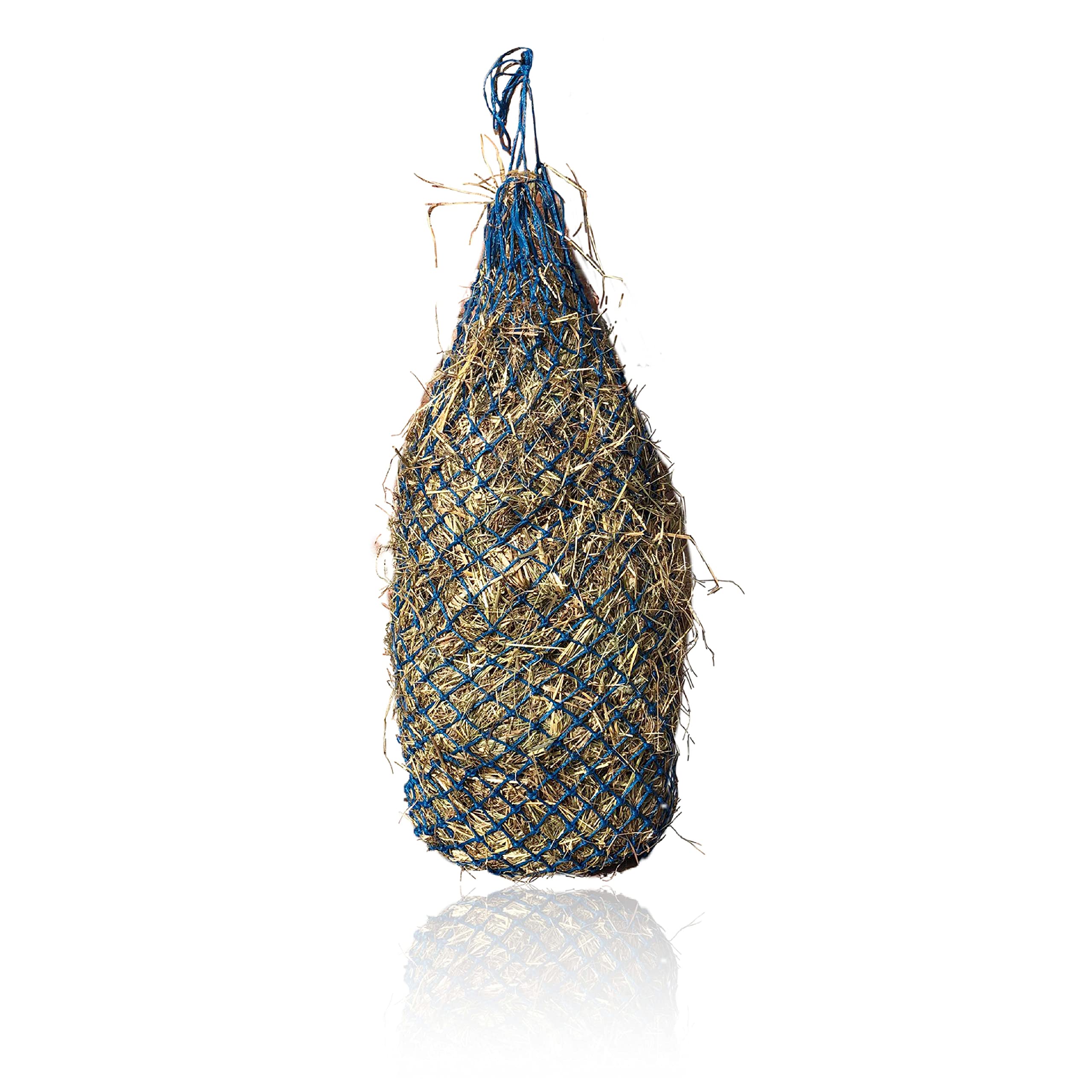 Hay Net for Horses Fine Mesh Hay Net - Mesh Width 3 x 3 cm Hay Net Close Mesh Large Filling Weight 3-4 kg (1 x Turquoise)