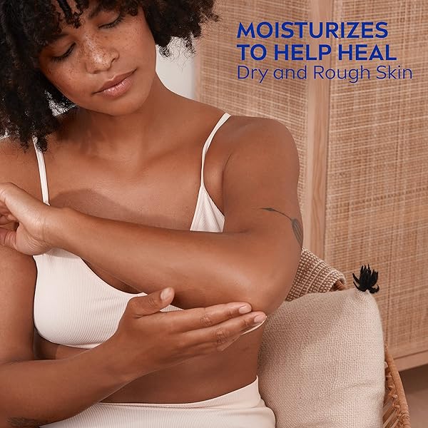 NIVEA INTENSE HEALING BODY LOTION FOR VERY DRY, ITCHY SKIN WITH GLYCERIN, PROVITAMIN B5 AND NIACINAMIDE, 72-HOUR BODY MOISTURIZER, 16.9 FL OZ PUMP BOTTLE