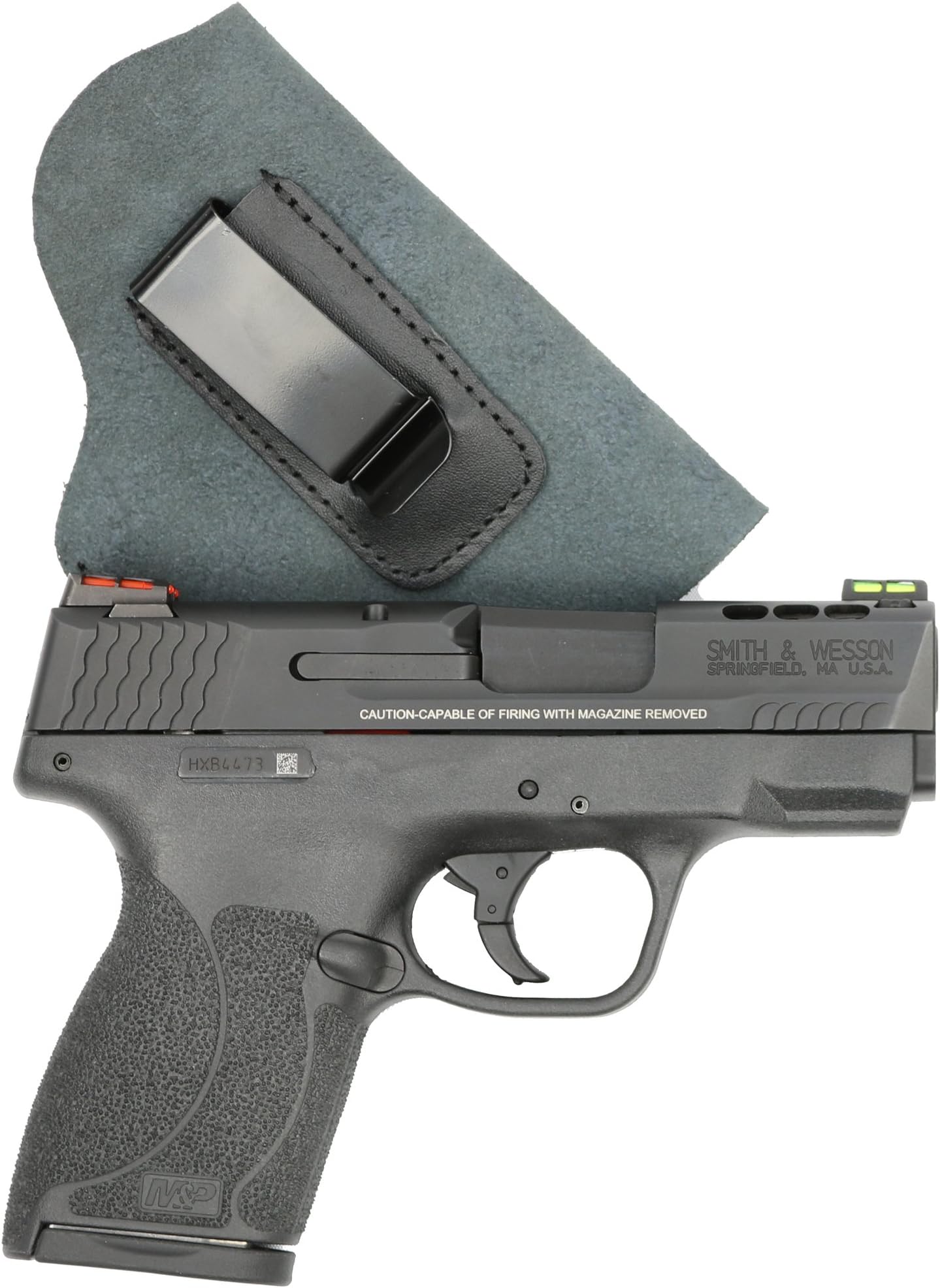 ComfortTac Suede Leather IWB Holster - Right Hand Draw | Compatible with Glock 19 23 26 27 29 30 32 33 36 43, S&W M&P Shield, Springfield XD XDS, Sig Sauer P239, Walther P99, and Similar Guns