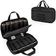 DSLEAF Tactical Pistol Magazine Storage Bag, MOLLE Mag Pouch Hold Up to 13x Standard Single/Double Stack Magazines for Medium and Large Handguns (Patent Design)