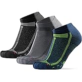 DANISH ENDURANCE Ultra-Comfort Ankle Running Socks, Performance Socks, Men & Women - 3 or 5 Pack