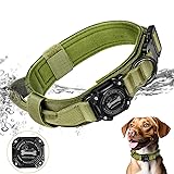 RHXOFYANG Dog Collar with Airtag Holder, Airtag Dog
