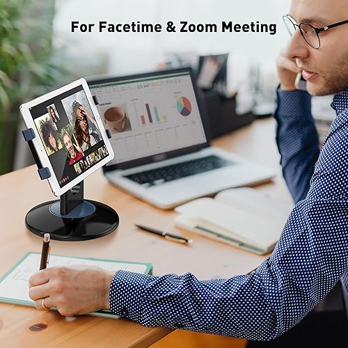 AboveTEK Retail Kiosk iPad Stand, 360° Rotating Commercial POS Tablet  Stand, Fits 6